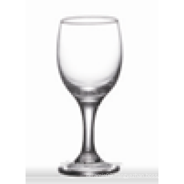 Promotional wholesale glass water goblets/clear short stem water glass for home/bar/wedding